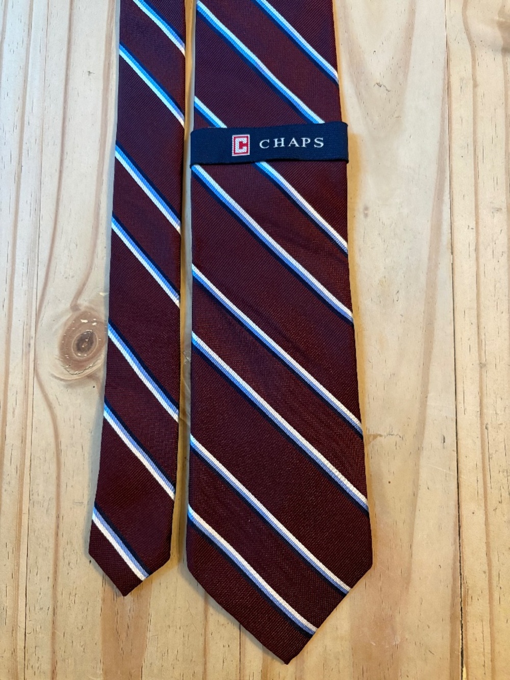 Chaps Men's Silk Striped Tie
